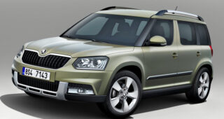 2014 Skoda Yeti พร้อมเปิดตัวด้วยรูปทรงโฉบเฉี่ยวกว่าเดิม