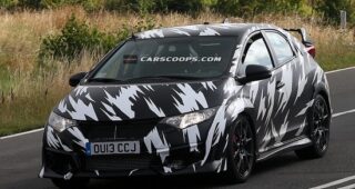 Honda ทดสอบรถแบบ Civic Type-R รุ่นใหม่ในสนาม Nürburgring