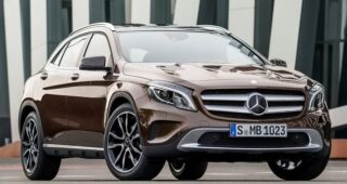 เผยภาพรถแบบ Mercedes-Benz GLA CLASS พร้อม Teaser