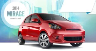 Mitsubishi ส่งน้องเล็ก "2014 Mirage" ตีตลาดสหรัฐฯราคาเริ่มต้นที่ $12,995