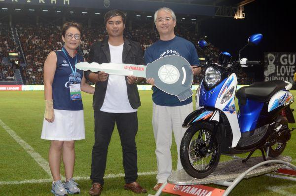 ยามาฮ่า มอบรถจักรยานยนต์ฟีโน่ หัวฉีด ให้ผู้โชคดี