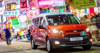 Ford Transit Connect Taxi เริ่มต้นตีตลาดฮ่องกงแล้วในเมืองใหญ่เป็นที่แรก