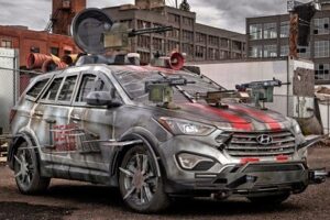 รถของ Hyundai ในคอนเซ็ปต์ "Santa Fe" พร้อมโชว์ในงาน New York Comic Con แล้ว