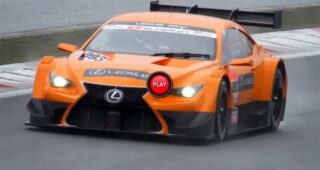 ครั้งแรกเลย!เผยคลิปการทดสอบรถแบบ Lexus RC F Super GT500 หนแรกในสนามแข่ง