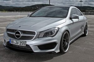 รถอย่าง Mercedes-Benz CLA 250 พร้อมได้รับการปรับปรุงกำลังแรงม้าจาก "Vath"