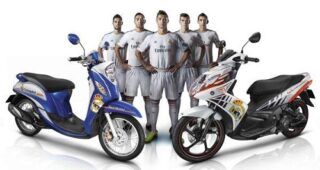 “Yamaha Real Madrid Edition” ยามาฮ่า นูโว เอสเอ็กซ์ และยามาฮ่า ฟีโน่ หัวฉีด