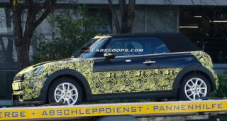 "2015 Mini Convertible" ขณะวิ่งทดสอบในเยอรมัน
