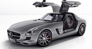 Mercedes-Benz เปิดตัวรถแบบ SLS AMG รุ่นใหม่ล่าสุดในงาน LA Auto Show
