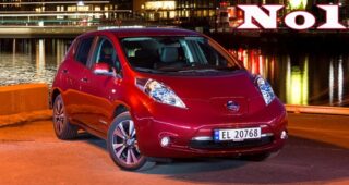 Nissan Leaf ครอบตำแหน่งรถขายดีเดือนตุลาในแดนไวกิ้ง