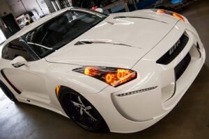 Nissan เตรียมเปิดตัวรถแบบ "GT-R Radzilla" พร้อมไฟ LED แบบใหม่ในงาน SEMA Show