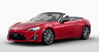 รถแบบ Toyota FT-86 Open Concept เปิดตัวสีแดงอร่ามในงาน Tokyo Motor Show