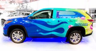 Toyota เปิดตัวรถแทงค์ "Highlander Spongebob" โดยทีมงาน Animal Planet