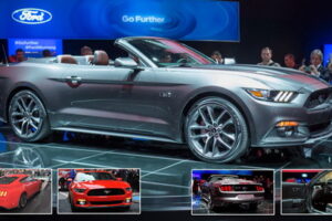 เปิดตัวภาพรถ "2015 Ford Mustang" รุ่นใหม่แบบ HD ทั้งแบบธรรมดาและเปิดประทุน