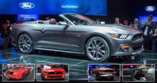 เปิดตัวภาพรถ "2015 Ford Mustang" รุ่นใหม่แบบ HD ทั้งแบบธรรมดาและเปิดประทุน