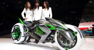 Kawasaki เปิดตัวรถมอเตอร์ไซด์แบบ