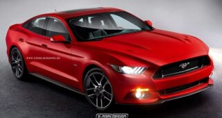 โฉมใหม่! นักออกแบบจำลอง "2015 Ford Mustang" ชุดแต่งใหม่แบบ 4 ประตู