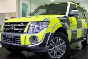 รถแบบ "Mitsubishi Shogun" เตรียมนำมาใช้ในกรมทางหลวงของ U.K. กว่า 30 คัน