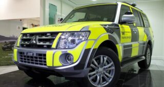 รถแบบ "Mitsubishi Shogun" เตรียมนำมาใช้ในกรมทางหลวงของ U.K. กว่า 30 คัน