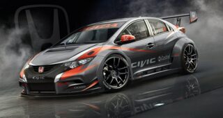 สุดสปอร์ต! Honda เปิดตัวโฉม "2014 Civic WTCC" สำหรับแข่งในปี 2014