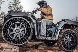 Polaris นำเสนอรถวิบากรุ่นใหม่พร้อมรูปทรงล้อแปลกประหลาด