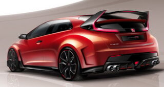Honda เปิดให้ชมภาพตัวอย่างของ "Civic Type R Concept" ก่อนงานจริงเดือนหน้า