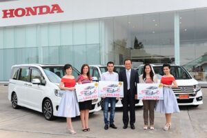 Honda มอบโชคใหญ่ รถยนต์ Honda STEPWGN SPADA แก่ผู้โชคดี