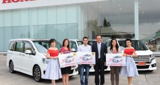 Honda มอบโชคใหญ่ รถยนต์ Honda STEPWGN SPADA แก่ผู้โชคดี