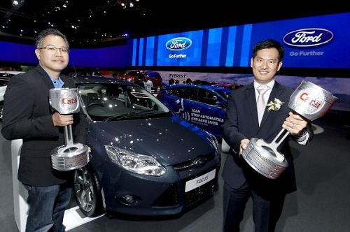 FORD รับรางวัล “รถยอดเยี่ยมแห่งปี” ภายในงาน มอเตอร์โชว์ 2557