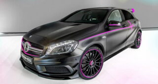 ทีมแต่งรถของ Mercedes-Benz ทำรถแบบ A 45 AMG ในโฉม "Erika"