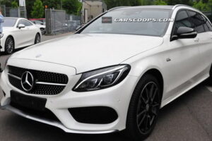 เปิดตัวภาพแอบถ่ายรถแบบ "Mercedes C450 AMG Sport" พร้อมเปิดตัวตุลาคมนี้