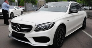 เปิดตัวภาพแอบถ่ายรถแบบ "Mercedes C450 AMG Sport" พร้อมเปิดตัวตุลาคมนี้
