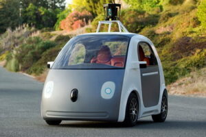 Google เปิดตัวรถต้นแบบ "Driving Pod" ควบคุมเอง 100%