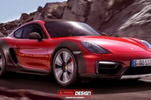 X-Tomi เปิดตัวชุดแต่งแบบ Crossover ของรถแบบ "Porsche Cayman"