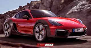 X-Tomi เปิดตัวชุดแต่งแบบ Crossover ของรถแบบ "Porsche Cayman"