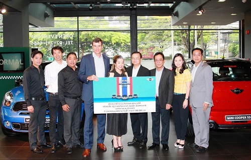 MINI THAILAND มอบความสุขสู่สังคม สมทบทุนมูลนิธิรามาธิบดีฯ ต่อยอดกิจกรรมรวมพลคนรักมินิ