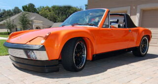 Porsche 914 รุ่นเก่าสีส้มสดใสถูกออกขายแล้วในขนาดเครื่องยนต์ 3.2 ลิตร