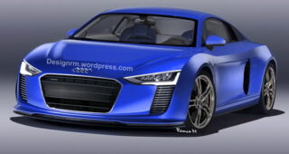 ยลโฉมภาพ 3 มิติของรถแบบ "2016 Audi R8" โดยทาง DesignRM