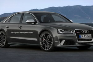 ภาพเรนเดอร์ของ "Audi RS8" คู่แข่งรถหรูอย่าง Mercedes S65 AMG
