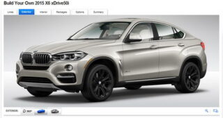 เปิดตัวรถแบบ BMW X6 ในราคาเริ่มต้นที่ 61,900 ดอลล่าร์