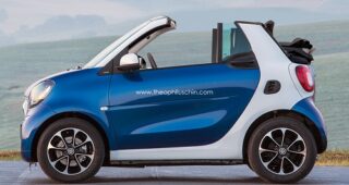 เปิดตัวภาพเรนเดอร์การออกแบบของ "2015 Smart ForTwo Cabrio" รุ่นใหม่ล่าสุด
