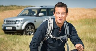Bear Grylls รับสัญญาเป็นสัญลักษณ์แบรนด์ของ Land Rover