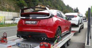 ช่างภาพอิสระจากญีปุ่นพบ "2015 Honda Civic Type R" ในโครเอเชีย