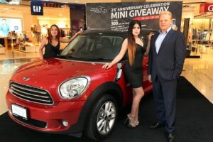 รอยัล การ์เด้น พลาซ่า พัทยาฉลอง 25 ปีจัดแคมเปญลุ้นรถ MINI COOPER
