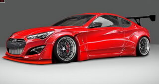 เปิดตัวภาพสปอร์ต Hyundai Genesis Coupe ก่อนงาน SEMA Show