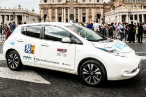 Nissan เดินหน้าส่งรถแท็กซี่พลังงานไฟฟ้าให้บริการแล้วใน 3 เมืองใหญ่ทั้ง โรม, มาดริดและบาร์เซโลน่า