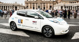Nissan เดินหน้าส่งรถแท็กซี่พลังงานไฟฟ้าให้บริการแล้วใน 3 เมืองใหญ่ทั้ง โรม, มาดริดและบาร์เซโลน่า