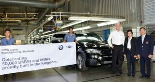 BMW THAILAND ฉลองความสำเร็จประกอบยนตรกรรมหรูบีเอ็มดับเบิลยูและมินิ ครบ 5 หมื่นคัน