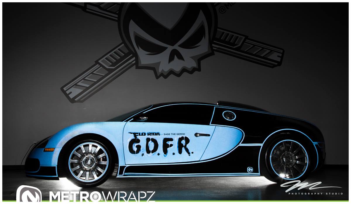 Flo Rida แรพเปอร์ชื่อดังมาพร้อมกับรถ Bugatti Veyron สีใหม่ไฉไลกว่าเดิม
