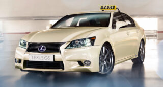 Lexus เปิดตัวแท็กซี่แบบ "GS 300h" แล้วในรูปแบบ Hybrid