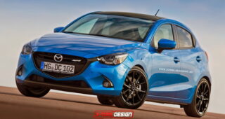 X-Tomi เปิดตัวภาพชุดแต่งของรถแบบ "2016 Mazda2 MPS" ออกมาแล้ว